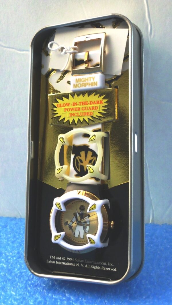 White Ranger (Exclusive Collectible Watch #64001) 1994-Mighty Morphin Power Rangers (10)