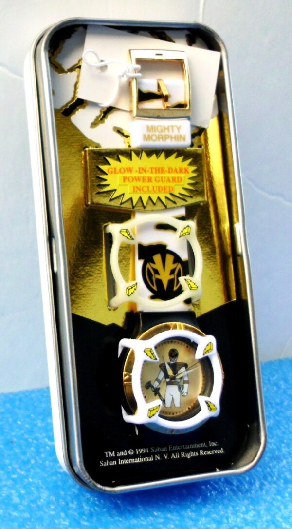 White Ranger (Exclusive Collectible Watch #64001) 1994-Mighty Morphin Power Rangers (9)