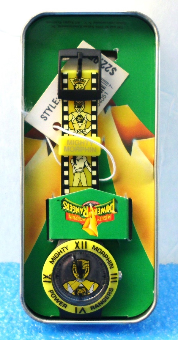 Yellow Ranger (Ltd Ed Collectible Watch #64051) 1994-Mighty Morphin Power Rangers (7)