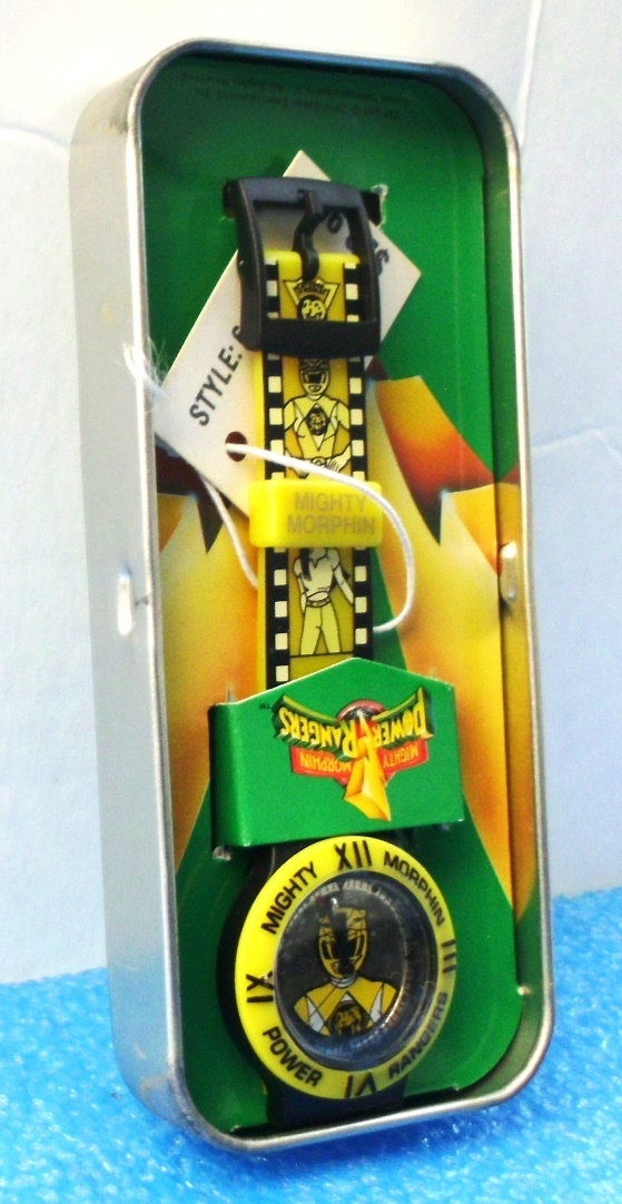 Yellow Ranger (Ltd Ed Collectible Watch #64051) 1994-Mighty Morphin Power Rangers (8)