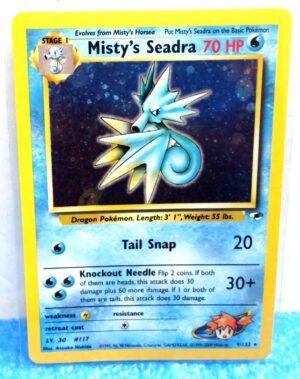9-132 Misty's Seadra (Pokemon GYM Heroes Unlimited 1999-2000 Holo) (0)
