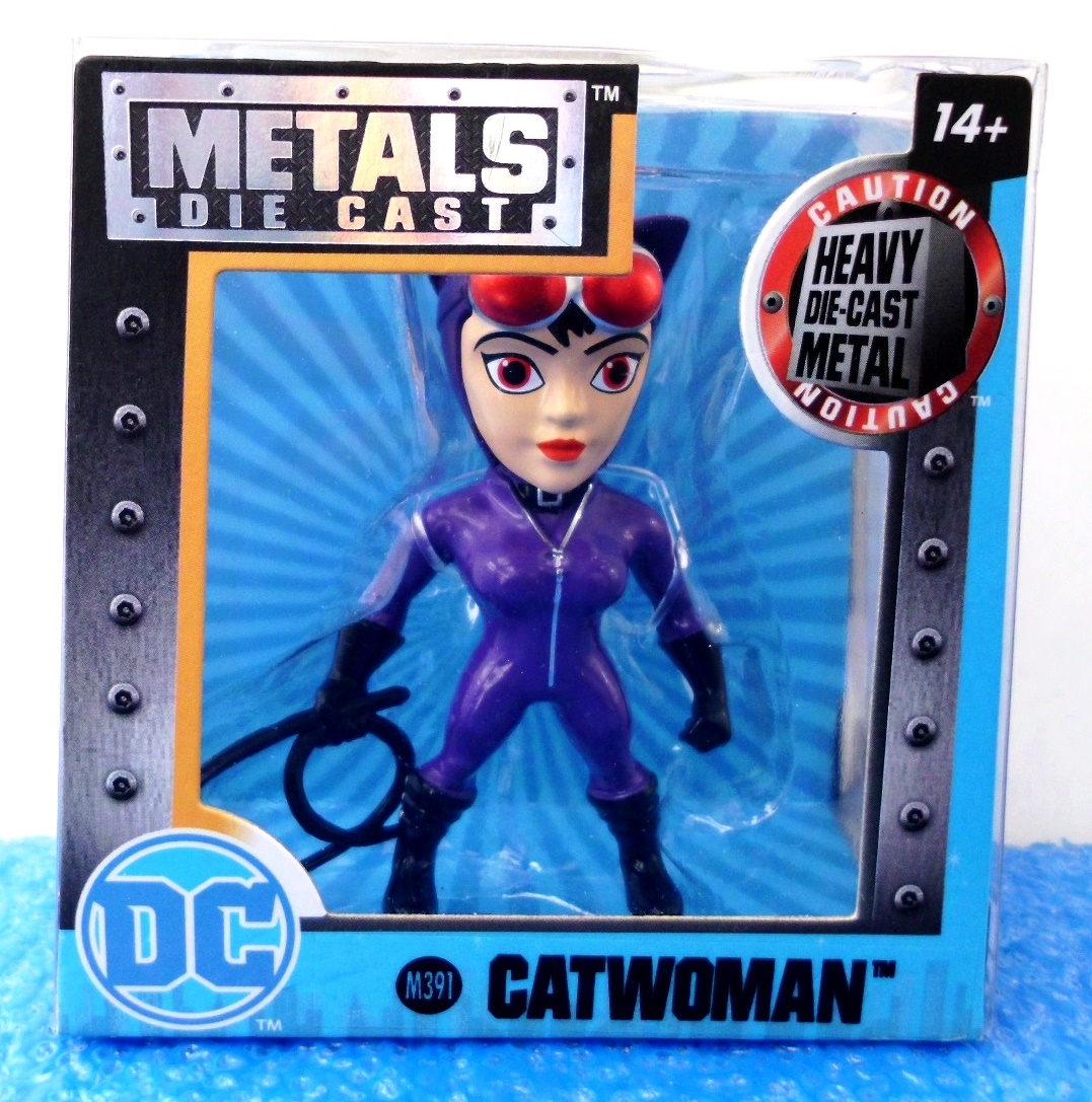 RARE DC Comics Metals Die Cast Catwoman Purple Suit Figure 2017 Jada Toys M391 for sale online 