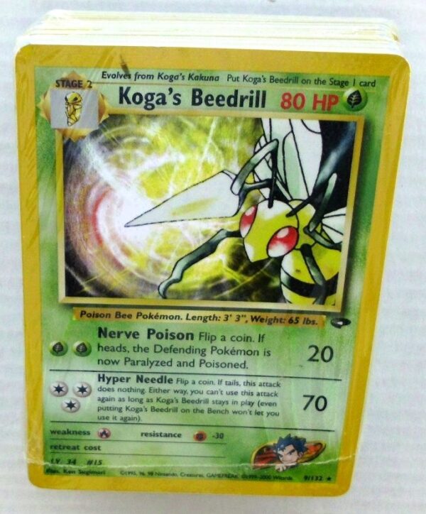 Koga (Koga's Beedrill Factory Sealed Poly-Wrap GYM Challenge) (3) Koga (Koga's Beedrill Factory Sealed Poly-Wrap GYM Challenge) (3)