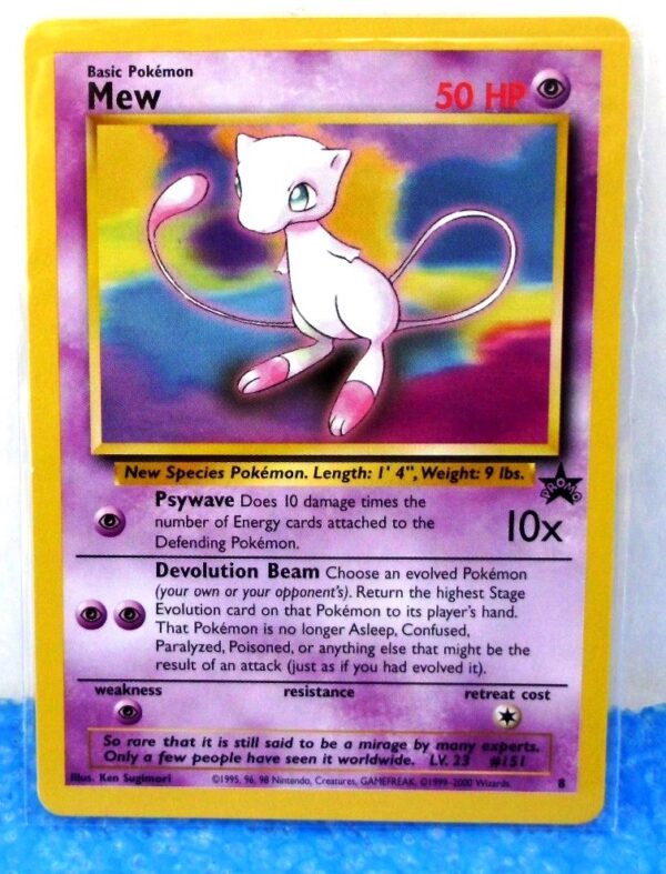 Mew Promo Card #8 (1999-2000) (0) Mew Promo Card #8 (1999-2000) (0)