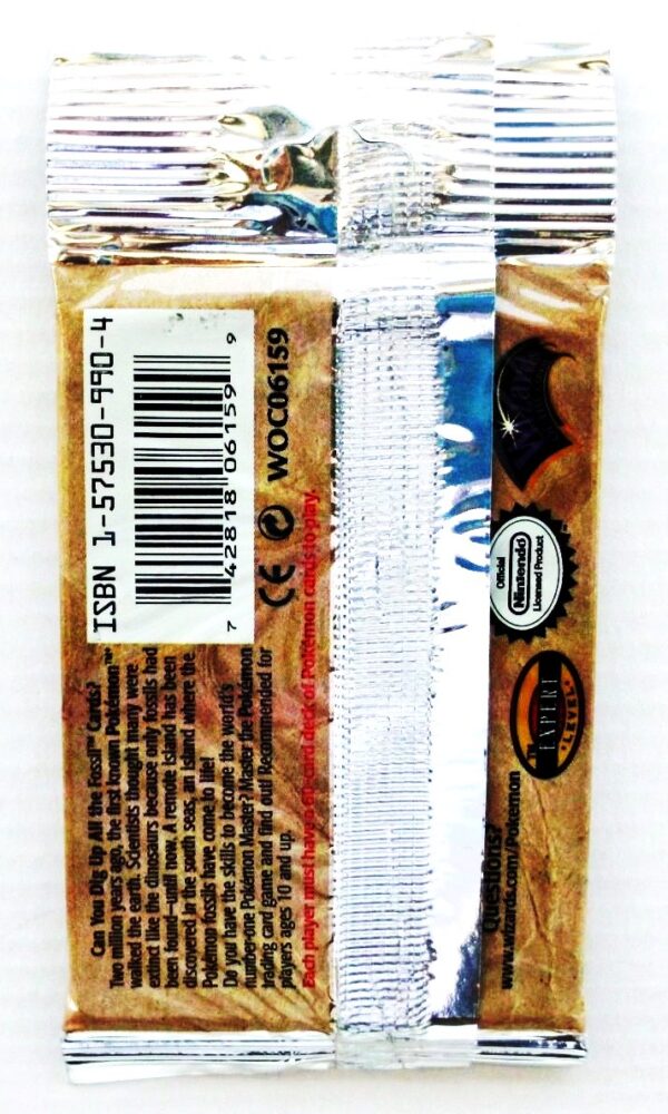 Pokemon (Lapras) 1999 Booster (Peg Long Pack) Fossil Unlimited Base (2) Pokemon (Lapras) 1999 Booster (Peg Long Pack) Fossil Unlimited Base (2)