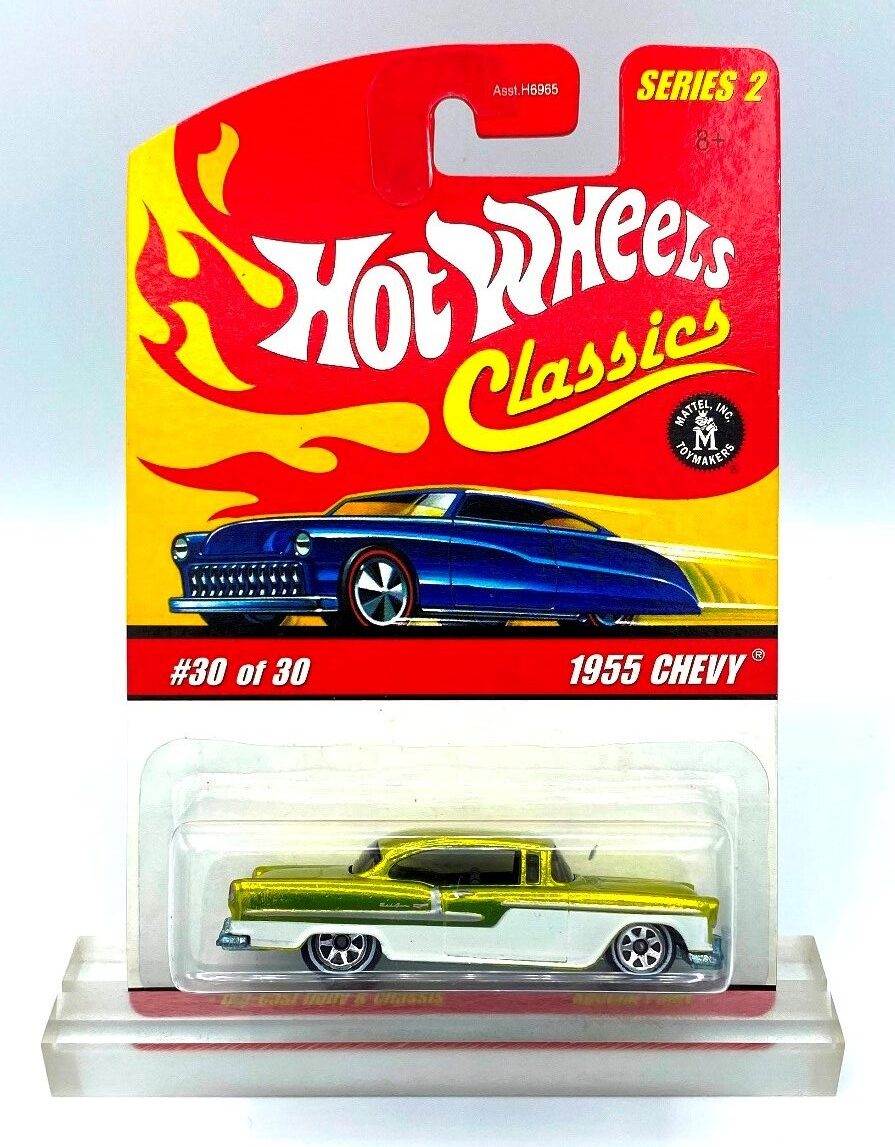 1955 Chevy (30 of 30 Metal Flake Green & White) Series-2 (1)