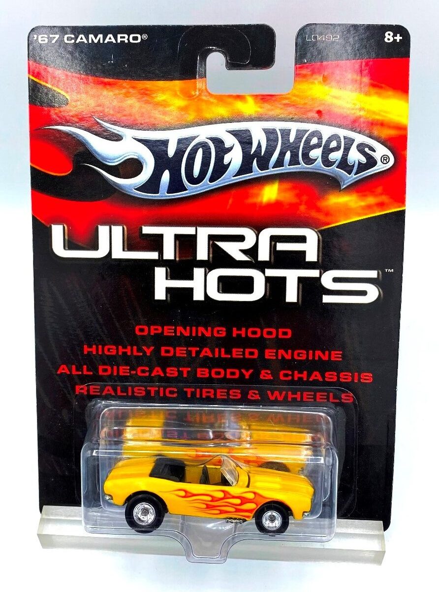 '67 Camaro (Mag Rims-Yellow with Flames) Ultra Hots Series (3)