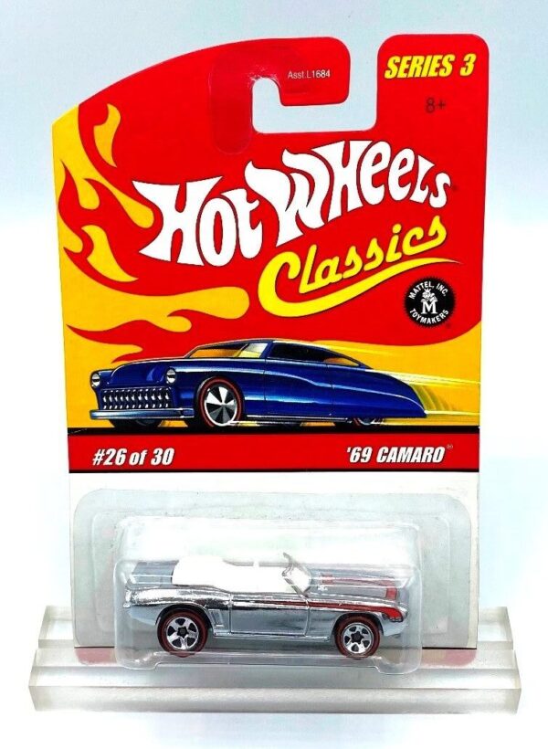 '69 Camaro (26 of 30 Metallic Silver Red & Stripes) Series-3 (1) '69 Camaro (26 of 30 Metallic Silver Red & Stripes) Series-3 (1)