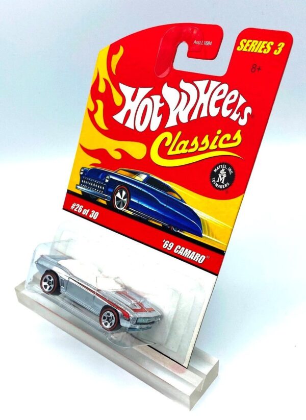 '69 Camaro (26 of 30 Metallic Silver Red & Stripes) Series-3 (10) '69 Camaro (26 of 30 Metallic Silver Red & Stripes) Series-3 (10)