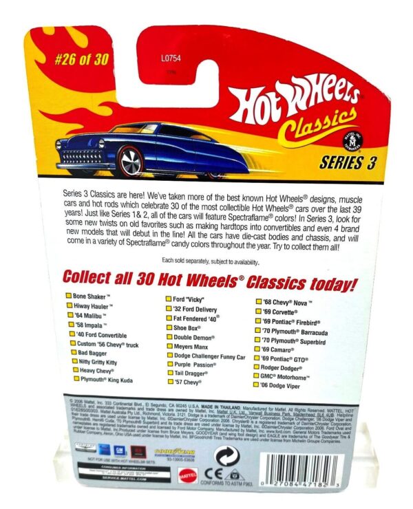 '69 Camaro (26 of 30 Metallic Silver Red & Stripes) Series-3 (7) '69 Camaro (26 of 30 Metallic Silver Red & Stripes) Series-3 (7)