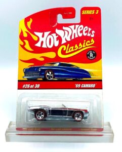 '69 Camaro (26 of 30 Metallic Silver Red & Stripes) Series-3 (8)