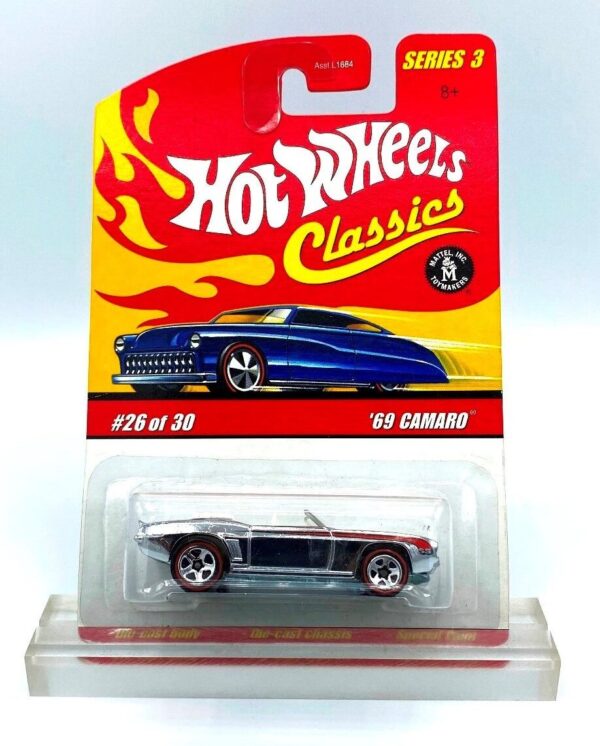 '69 Camaro (26 of 30 Metallic Silver Red & Stripes) Series-3 (8) '69 Camaro (26 of 30 Metallic Silver Red & Stripes) Series-3 (8)