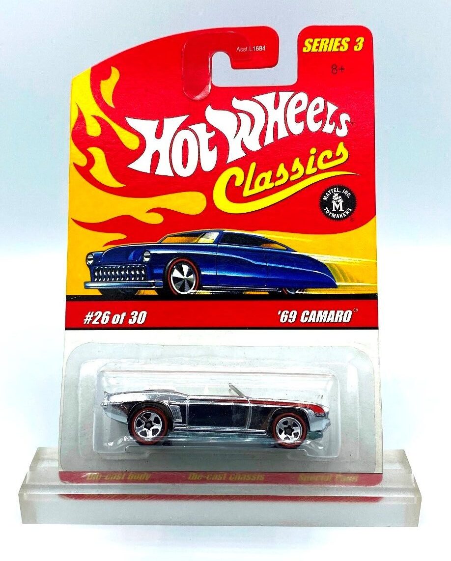 '69 Camaro (26 of 30 Metallic Silver Red & Stripes) Series-3 (8)