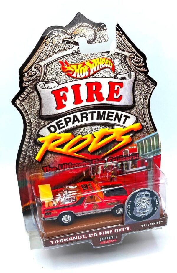 '69 El Camino (2 0f 12 Torrance, Ca Fire Dept.) Fire Rods (4)