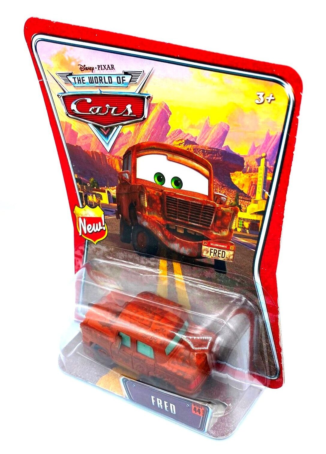 Fred The World Of Cars New Pixar Movie Cars Series 3 Disney Pixar Cars Feature Film Animated Movie Collectible Series Rare Vintage 08 Now And Then Collectibles