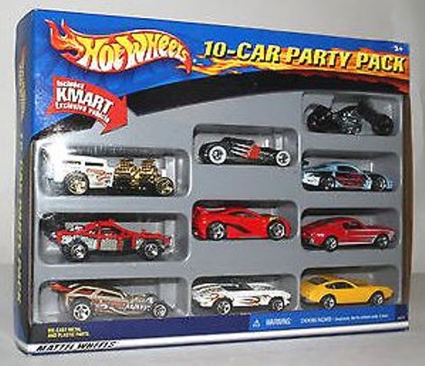HW (10 Car Party Pack) 'K-MART EXCLUSIVE-1 (3) HW (10 Car Party Pack) 'K-MART EXCLUSIVE-1 (3)