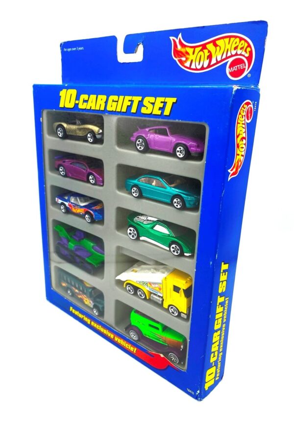 Hotwheels (10 Car Gift Set Featuring Exclusive Vehicle!) (4) Hotwheels (10 Car Gift Set Featuring Exclusive Vehicle!) (4)