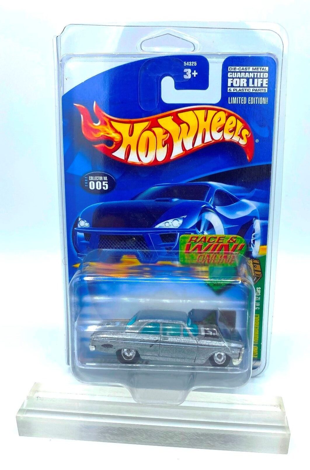 2002 Hot Wheels Treasure Hunt Ford Thunderbolt Limited Edition # 5 Of 12