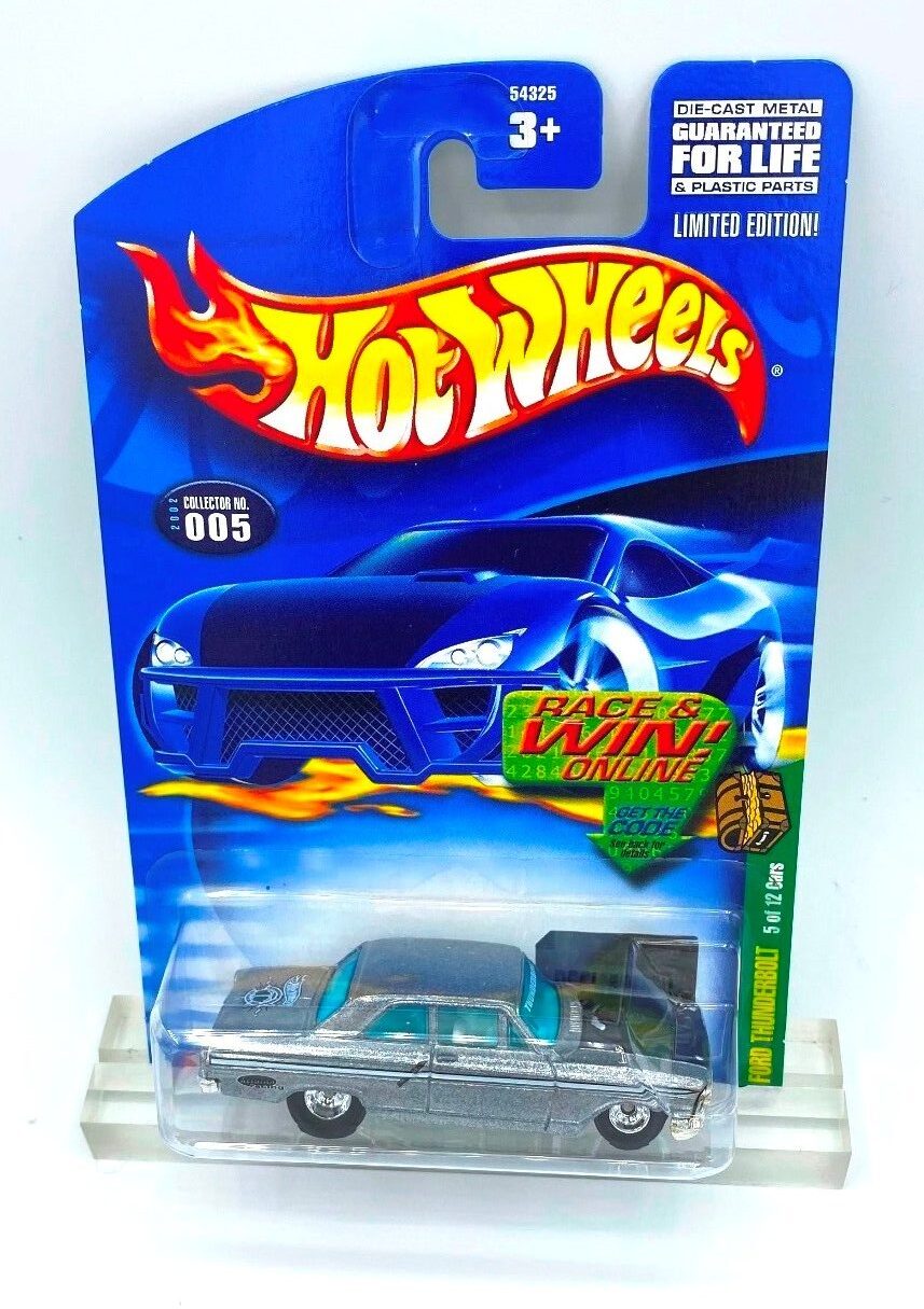 2002 Hot Wheels Treasure Hunt Ford Thunderbolt Limited Edition # 5 Of 12