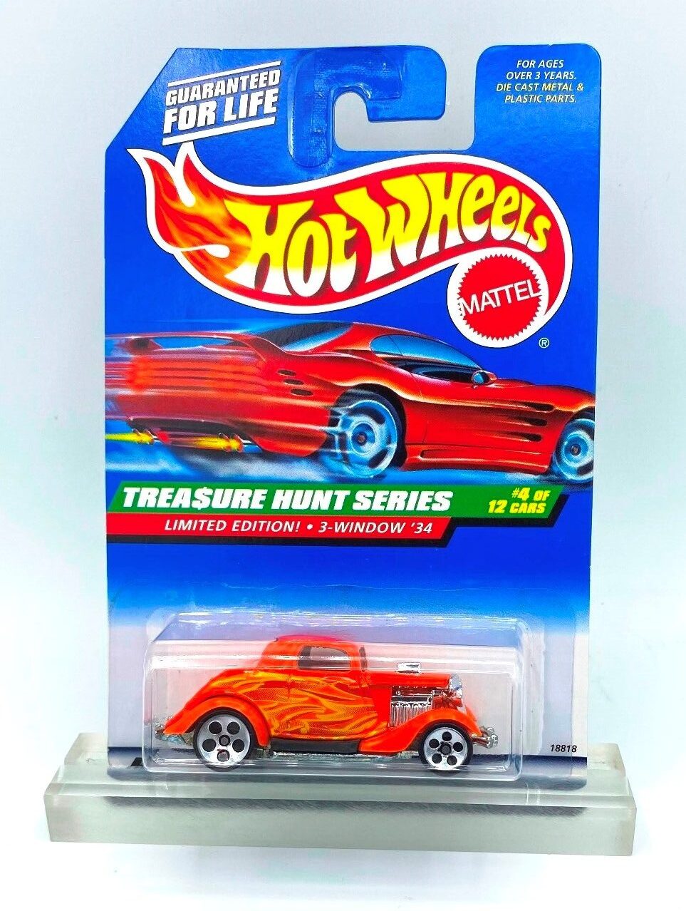 Hotwheels (Treasure Hunt Limited Edition 3-Window '34) (1)