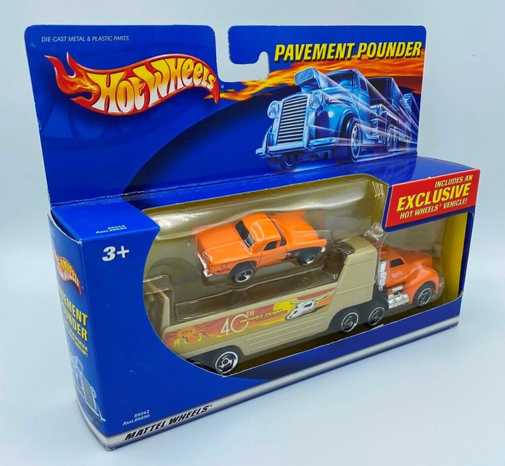 Hot Wheels 2001 - 58 Corvette Treasure Hunt - Échelle 1/64 - C7 - Occasion Sous Blister