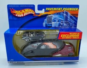 Hotwheels (Treasure Hunt Pavement Pounder & 58 Corvette) (1)