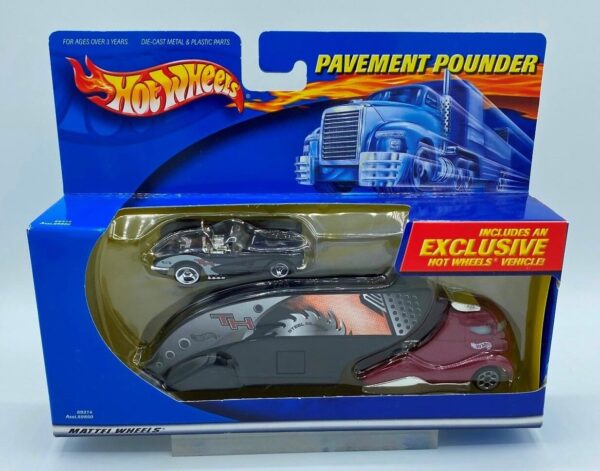 Hotwheels (Treasure Hunt Pavement Pounder & 58 Corvette) (1)