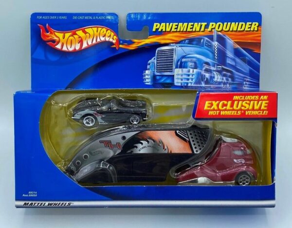Hotwheels (Treasure Hunt Pavement Pounder & 58 Corvette) (8)