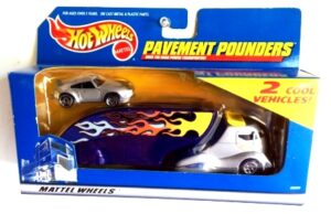 Hotwheels (Pavement Pounders "2-Pack Transporters" Limited Edition 1/64 Scale Diecast Collection) "Rare-Vintage" (1999-2003)