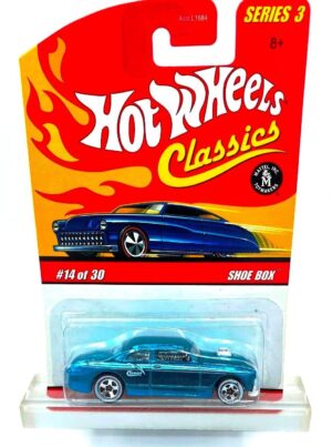 Shoe Box (14 of 30 Metallic Blue with White Stripes) Series-3 (2) Shoe Box (14 of 30 Metallic Blue with White Stripes) Series-3 (2)