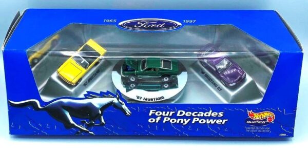 Vintage Four Decades Of Pony Power (3-Car Set) (1)