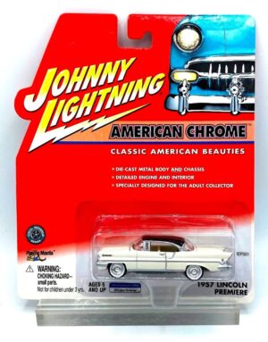 Johnny Lightning Authentic Replicas "Vintage American Chrome! Classic Beauties Collection" 1/64 Scale Die-Cast Vehicle (Johnny Lightning Collection Series) “Rare-Vintage” (2000-2004)