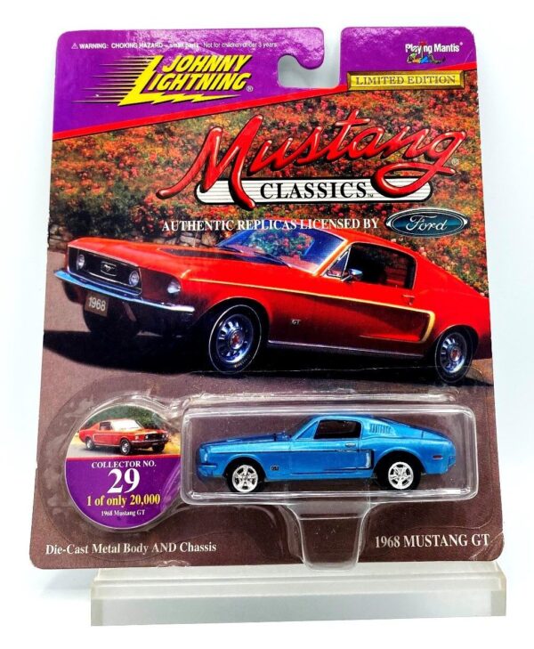 Vintage 1968 Mustang GT Blue (2) Vintage 1968 Mustang GT Blue (2)