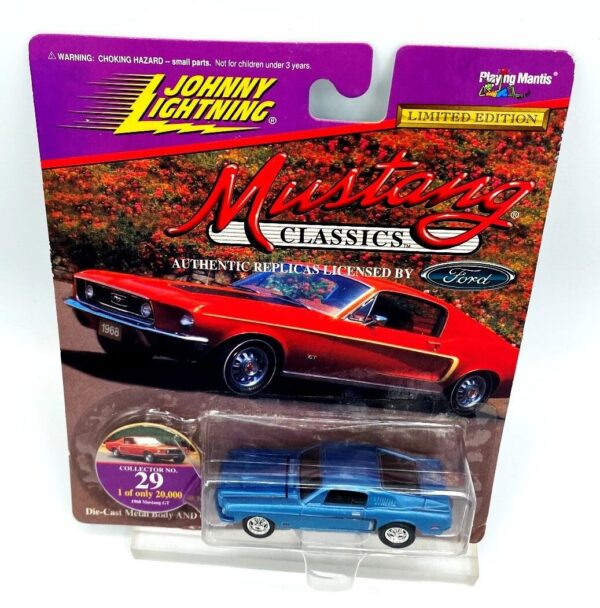 Vintage 1968 Mustang GT Blue (8) Vintage 1968 Mustang GT Blue (8)