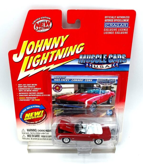 Vintage 1969 Chevy Camaro Conv. Red (3)