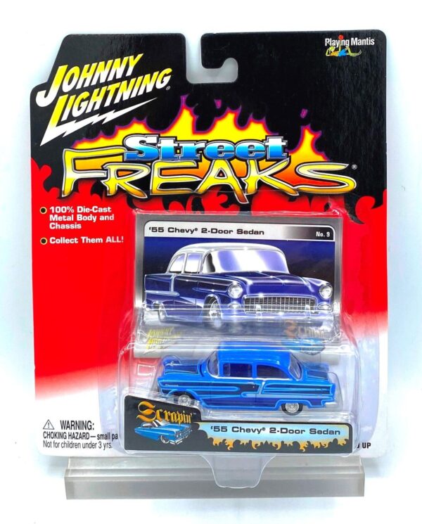 Vintage '55 Chevy 2-Door Sedan Blue (1)