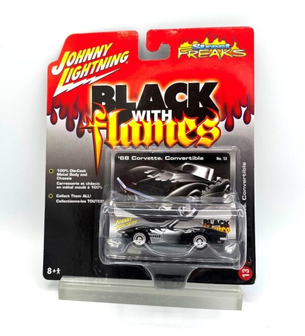 Vintage '68 Corvette Convertible Black Flames (2)