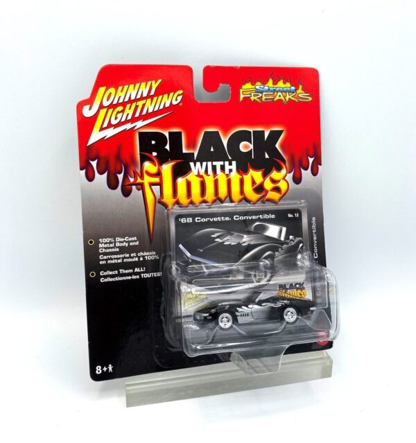 Vintage '68 Corvette Convertible Black Flames (4)