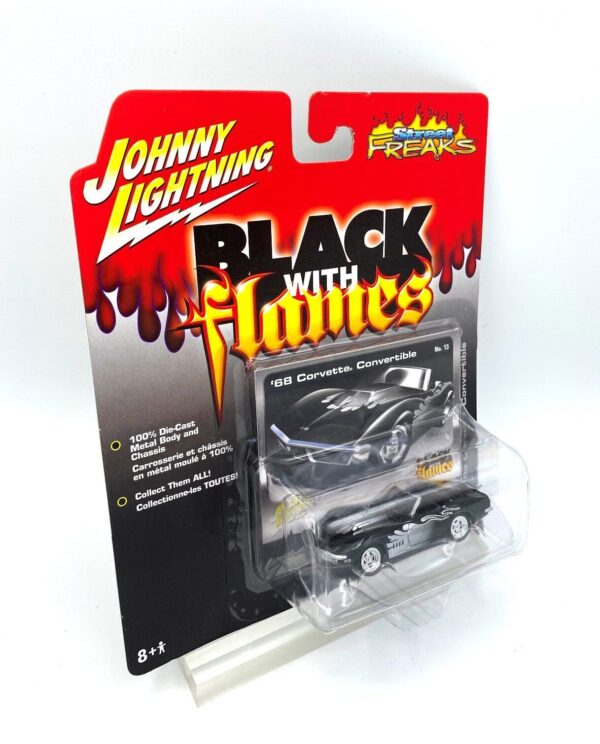 Vintage '68 Corvette Convertible Black Flames (6)