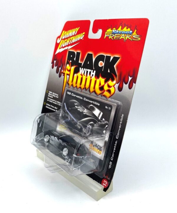 Vintage '68 Corvette Convertible Black Flames (8)