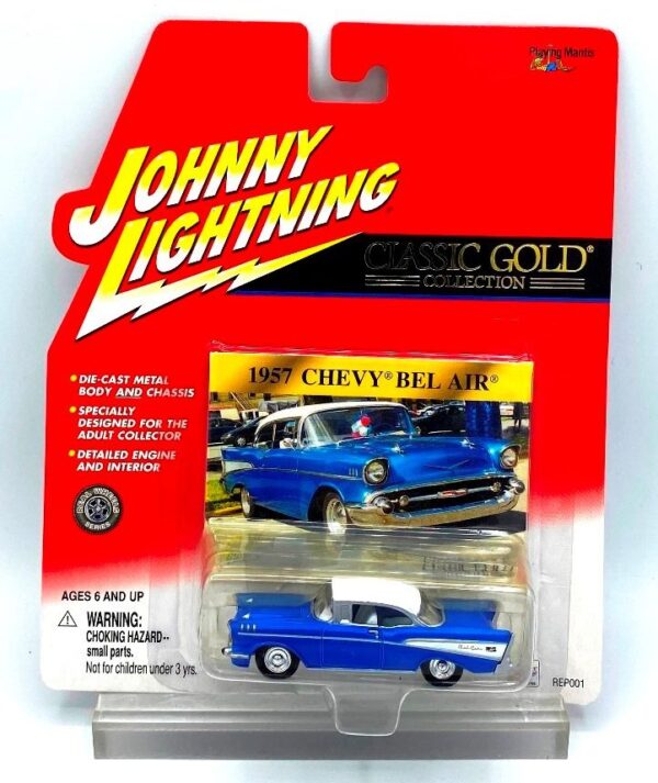 Vintage 1957 Chevy Bel Air Blue (1)