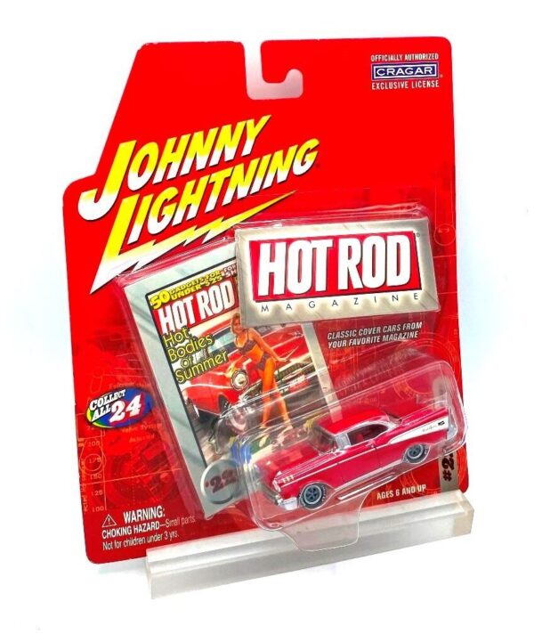 Vintage 1957 Chevy Bel Air Red (4)