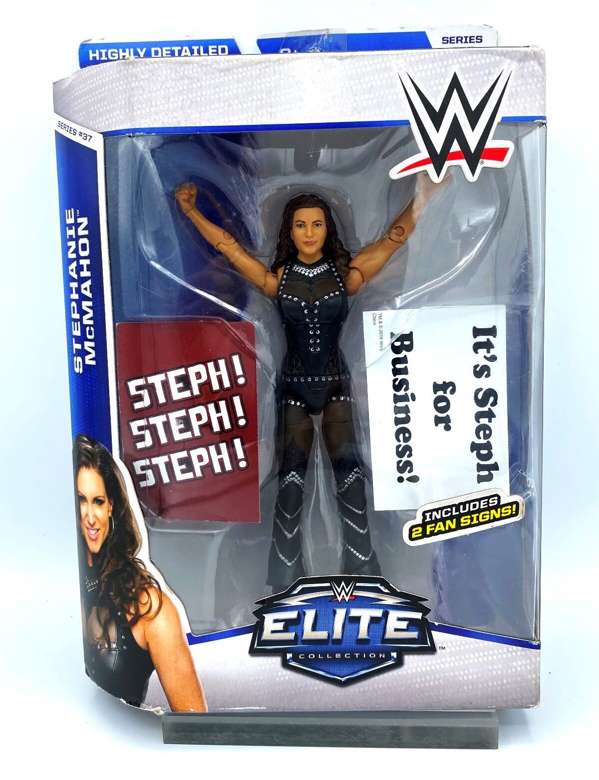 WWE Stephanie McMahon! "WWE Series 37" Elite Collection Poseable Action