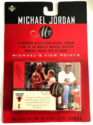 Michael Jordan “Upper Deck Michael's View Point MVP-23 Limited Edition 10 Spectacular Premium Oversize-Card Set” (Upper Deck Authenticated Collectibles) “Rare-Vintage” (1997)
