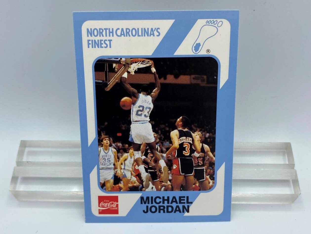 Socialista consenso dejar COCA-COLA Collegiate Collection Authentic! Vintage 1989 Michael Jordan -  Card #15 ("North Carolina's Finest Guard 1982-1984") Coca-Cola  "Rare-Vintage" (1989) » Now And Then Collectibles