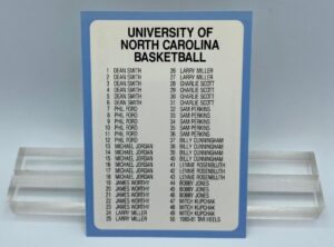 1989 Part-1 North Carolina Set Card #116 (Coca-cola) Collegiate Collection (1)