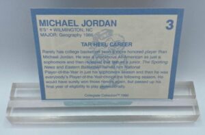 1990 Michael Jordan (North Carolina) Collegiate Collection Card #3 (2)