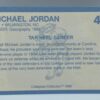 1990 Michael Jordan (North Carolina) Collegiate Collection Card #44 (2)