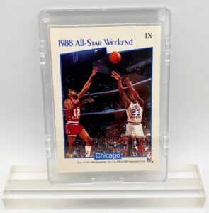 1991 Michael Jordan (1988 MVP-All Star Weekend NBA HOOPS-Card # 9)=1pc (2)