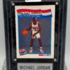 1991 Michael Jordan (1992 USA BASKETBALL TEAM-NBA HOOPS Card #55) FRAMED =1pc (2)